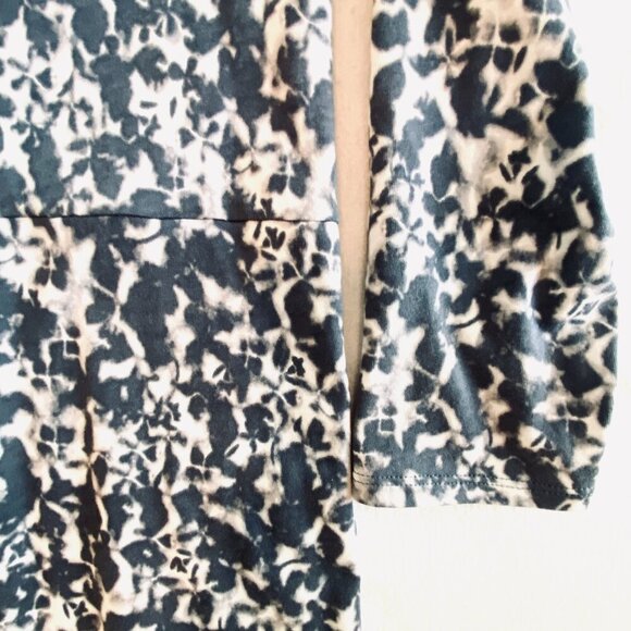 Pure Jill grey and white cotton blend dress Womens Extra Small comfort casual - Picture 8 of 10